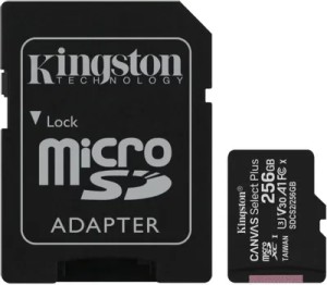 Карта памяти KINGSTON MICRO SDXC 256GB UHS-I SDCS2/256GBSP Карта памяти KINGSTON MICRO SDXC 256GB UHS-I SDCS2/256GBSP