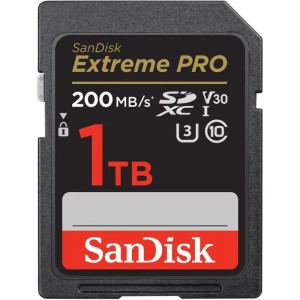 Карта памяти SanDisk SD Extreme Pro U3 4K V30 R200 W90 SDSDXXD-1T00-GN4IN Карта памяти SanDisk SD Extreme Pro U3 4K V30 R200 W90 SDSDXXD-1T00-GN4IN