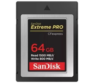 Карта памяти SanDisk 64GB Extreme PRO CFexpress Card Type B (SDCFE-064G-GN4NN) Карта памяти SanDisk 64GB Extreme PRO CFexpress Card Type B (SDCFE-064G-GN4NN)