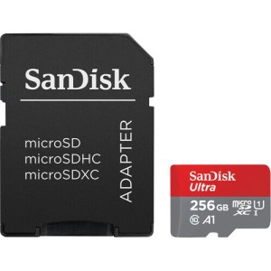Карта памяти SanDisk 256GB Ultra microSDXC UHS-I Memory Card with Adapter - 150MB/s (SDSQUAC-256G-GN6MA) Карта памяти SanDisk 256GB Ultra microSDXC UHS-I Memory Card with Adapter - 150MB/s (SDSQUAC-256G-GN6MA)