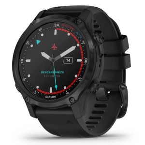 Умные часы Garmin Descent Mk2S Carbon Grey DLC with Black Silicone Band (010-02403-04) Умные часы Garmin Descent Mk2S Carbon Grey DLC with Black Silicone Band (010-02403-04)