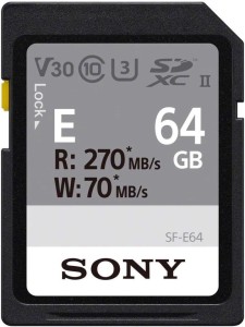 Карта памяти Sony SDXC 64GB UHS-II V30 45/270 Mb/s Карта памяти Sony SDXC 64GB UHS-II V30 45/270 Mb/s
