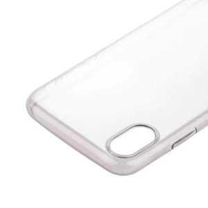 Накладка силикон для iPhone X/Xs прозрачная матовая Накладка силикон для iPhone X/Xs прозрачная матовая