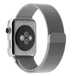 Ремешок для Apple Watch 38/40/41mm Milanese Loop Серебристый Ремешок для Apple Watch 38/40/41mm Milanese Loop Серебристый