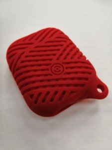 Силиконовый чехол для Apple AirPods Blue tooth Earphone Case с карабином Red (Красный) Силиконовый чехол для Apple AirPods Blue tooth Earphone Case с карабином Red (Красный)