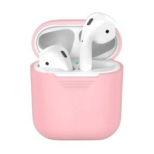 Силиконовый чехол Deppa для Apple AirPods Розовый арт.47006 Силиконовый чехол Deppa для Apple AirPods Розовый арт.47006