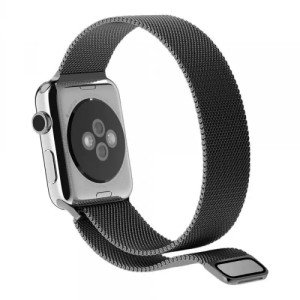 Ремешок для Apple Watch 38/40/41mm Milanese Band Черный Ремешок для Apple Watch 38/40/41mm Milanese Band Черный