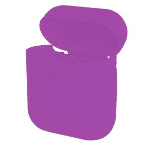 Силиконовый чехол для Apple AirPods Purple (Фиолетовый) Силиконовый чехол для Apple AirPods Purple (Фиолетовый)