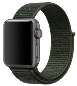 Ремешок для Apple Watch 38/40/41mm Nylon Loop Blue/Green Ремешок для Apple Watch 38/40/41mm Nylon Loop Blue/Green