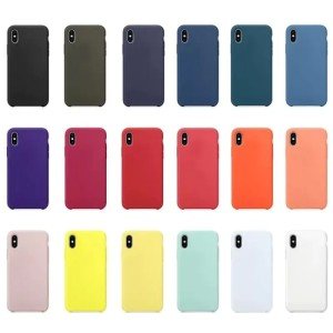 Накладка силикон Silicone Case для iPhone Xs Max Light Blue Накладка силикон Silicone Case для iPhone Xs Max Light Blue