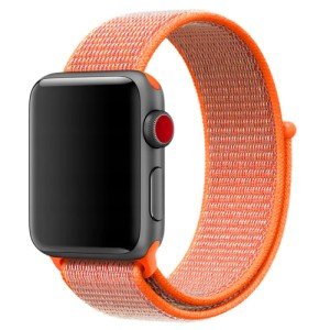 Ремешок для Apple Watch 42/44/45/49mm Nylon Loop Orange Ремешок для Apple Watch 42/44/45/49mm Nylon Loop Orange
