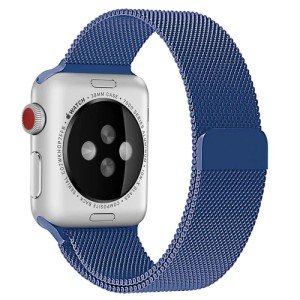 Ремешок для Apple Watch 42/44/45/49mm Nylon Loop Blue Ремешок для Apple Watch 42/44/45/49mm Nylon Loop Blue