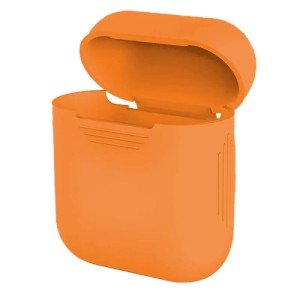 Силиконовый чехол для Apple AirPods Orange (Оранжевый) Силиконовый чехол для Apple AirPods Orange (Оранжевый)