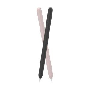 Комплект чехлов Deppa для Apple Pencil 2 силикон,(2шт черный/розовый) арт.47028 Комплект чехлов Deppa для Apple Pencil 2 силикон,(2шт черный/розовый) арт.47028