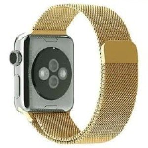 Ремешок для Apple Watch 42/44/45/49mm Milanese Loop Gold Ремешок для Apple Watch 42/44/45/49mm Milanese Loop Gold