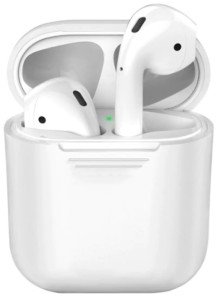 Силиконовый чехол Deppa для Apple AirPods Белый арт.47009 Силиконовый чехол Deppa для Apple AirPods Белый арт.47009