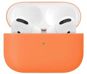 Силиконовый чехол для Apple AirPods Pro Orange Силиконовый чехол для Apple AirPods Pro Orange
