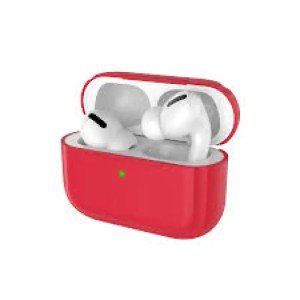 Силиконовый чехол Deppa для Apple AirPods Pro Темно-красный арт.47036 Силиконовый чехол Deppa для Apple AirPods Pro Темно-красный арт.47036