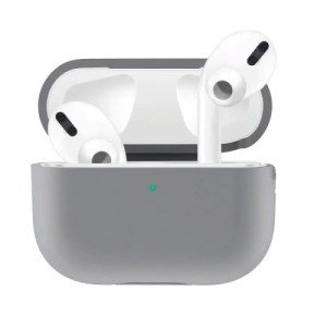 Силиконовый чехол для Apple AirPods Pro Grey Силиконовый чехол для Apple AirPods Pro Grey