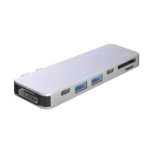 USB-C Разветвитель Deppa для MacBook 7в1 (73122) Серебро USB-C Разветвитель Deppa для MacBook 7в1 (73122) Серебро