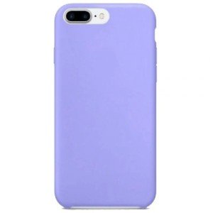 Накладка силикон Silicone Case для iPhone 7 Plus/8 Plus Light Purple