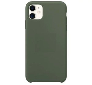 Накладка силикон Silicone Case для iPhone 11 Pro Max Dark Green Накладка силикон Silicone Case для iPhone 11 Pro Max Dark Green