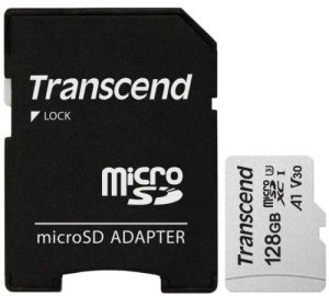 Карта памяти Micro SD Transcend 300S 128GB Class10 100MB/s (TS128GUSD300S-A) + SD adapter Карта памяти Micro SD Transcend 300S 128GB Class10 100MB/s (TS128GUSD300S-A) + SD adapter