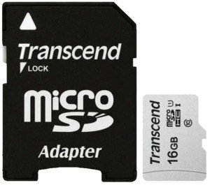 Карта памяти Micro SD Transcend 300S 16GB Class10 100MB/s (TS16GUSD300S-A) + SD adapter Карта памяти Micro SD Transcend 300S 16GB Class10 100MB/s (TS16GUSD300S-A) + SD adapter