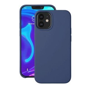 Накладка силикон Deppa Gel Color для Apple iPhone 12/12 Pro Темно-синий арт.87752