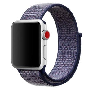 Ремешок нейлоновый для Apple Watch 38/40/41mm Синий Ремешок нейлоновый для Apple Watch 38/40/41mm Синий