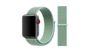 Ремешок нейлоновый для Apple Watch 42/44/45/49мм Бирюзовый Ремешок нейлоновый для Apple Watch 42/44/45/49мм Бирюзовый