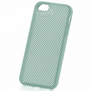 Накладка силикон с перфорацией для iPhone 12/12 Pro Green