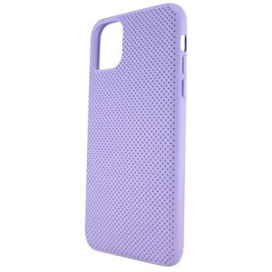 Накладка силикон с перфорацией для iPhone 12/12 Pro Purple