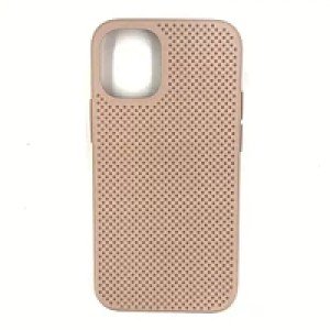 Накладка силикон с перфорацией для iPhone 12/12 Pro Rose