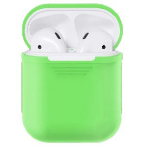 Силиконовый чехол ISA для Apple AirPods Зеленый Силиконовый чехол ISA для Apple AirPods Зеленый