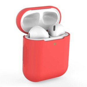 Силиконовый чехол ISA для Apple AirPods Краcный Силиконовый чехол ISA для Apple AirPods Краcный