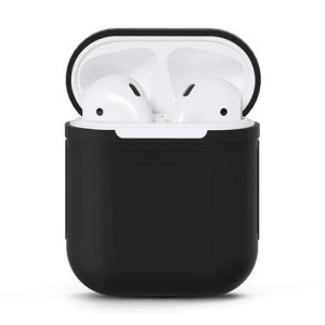 Силиконовый чехол ISA для Apple AirPods Черный Силиконовый чехол ISA для Apple AirPods Черный