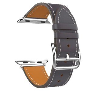 Ремешок из экокожи для Apple Watch 38/40/41mm Серый Ремешок из экокожи для Apple Watch 38/40/41mm Серый