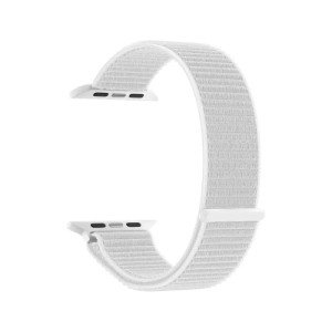 Ремешок Deppa Band Nylon для Apple Watch 42/44/45/49mm, нейлоновый, белый (арт.48106) Ремешок Deppa Band Nylon для Apple Watch 42/44/45/49mm, нейлоновый, белый (арт.48106)