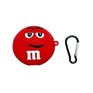 Силиконовый чехол для Apple AirPods (M&Ms Красный) Силиконовый чехол для Apple AirPods (M&Ms Красный)