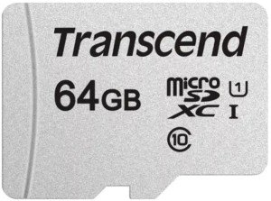 Карта памяти Micro SD Transcend 300S 64GB Class10 100MB/s (TS64GUSD300S) Карта памяти Micro SD Transcend 300S 64GB Class10 100MB/s (TS64GUSD300S)