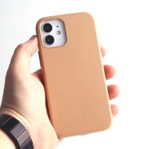 Накладка силикон Leather Case для iPhone 12 Mini Brown