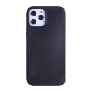 Накладка силикон Leather Case для iPhone 12 Pro Max Black