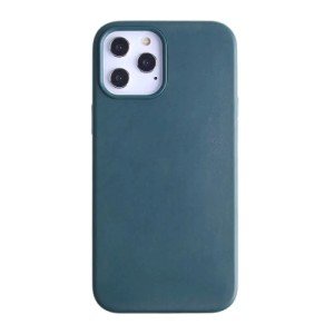 Накладка силикон Leather Case iPhone 12 Pro Max Green