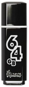 USB Флеш-накопитель Smartbuy V-Cut USB 2.0 64GB Черный (SB64GBVC-K) USB Флеш-накопитель Smartbuy V-Cut USB 2.0 64GB Черный (SB64GBVC-K)