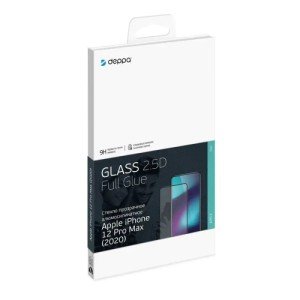 Защитное стекло Deppa для Apple iPhone 12 Pro Max 2,5D Classic Full Glue (арт.62705) Защитное стекло Deppa для Apple iPhone 12 Pro Max 2,5D Classic Full Glue (арт.62705)