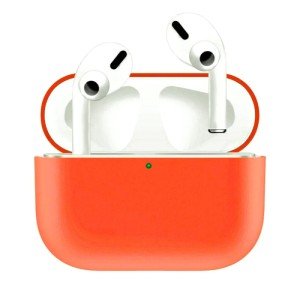 Силиконовый чехол ISA для Apple AirPods Pro Оранжевый Силиконовый чехол ISA для Apple AirPods Pro Оранжевый