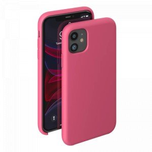 Накладка силикон Deppa Liquid Silicone для Apple iPhone 11 Фуксия арт. 87303 Накладка силикон Deppa Liquid Silicone для Apple iPhone 11 Фуксия арт. 87303