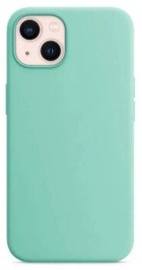 Накладка силикон Silicone Case для iPhone 13 Бирюзовый