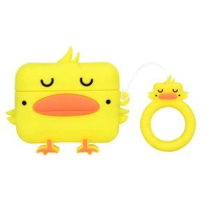 Силиконовый чехол Funny Animals Deppa для Apple AirPods Pro Утка желтая арт.47313 Силиконовый чехол Funny Animals Deppa для Apple AirPods Pro Утка желтая арт.47313